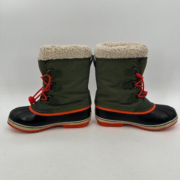 SOREL Women's Green Yoot Pac Lined Waterproof Nylon Surplus Winter Boots Size 6 - Picture 5 of 10